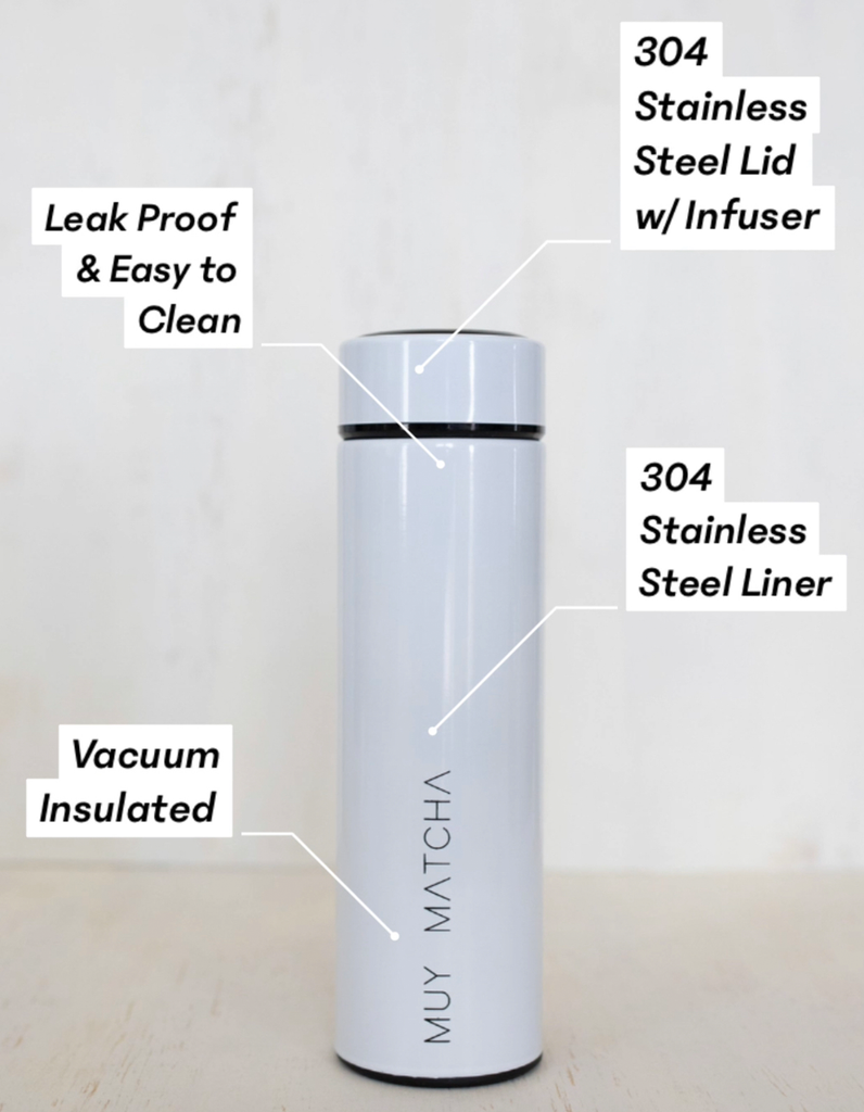 Insulated Thermos Matcha Shaker